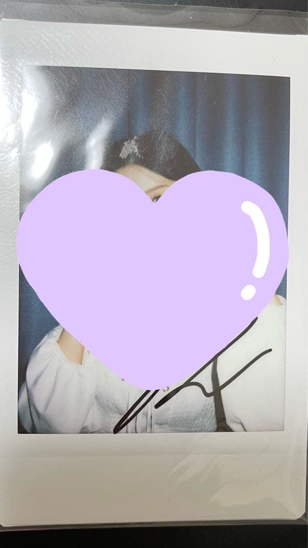 PURPLE KISS YUKI ユキ 直筆サイン入りポラロイド