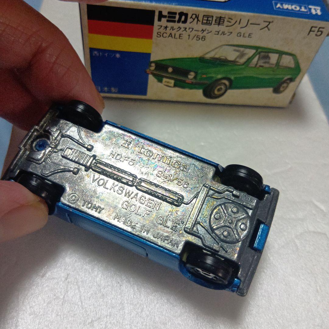トミカ青箱　フォルクスワーゲン ゴルフ GLE 1/56　日本製　外箱共に極上品