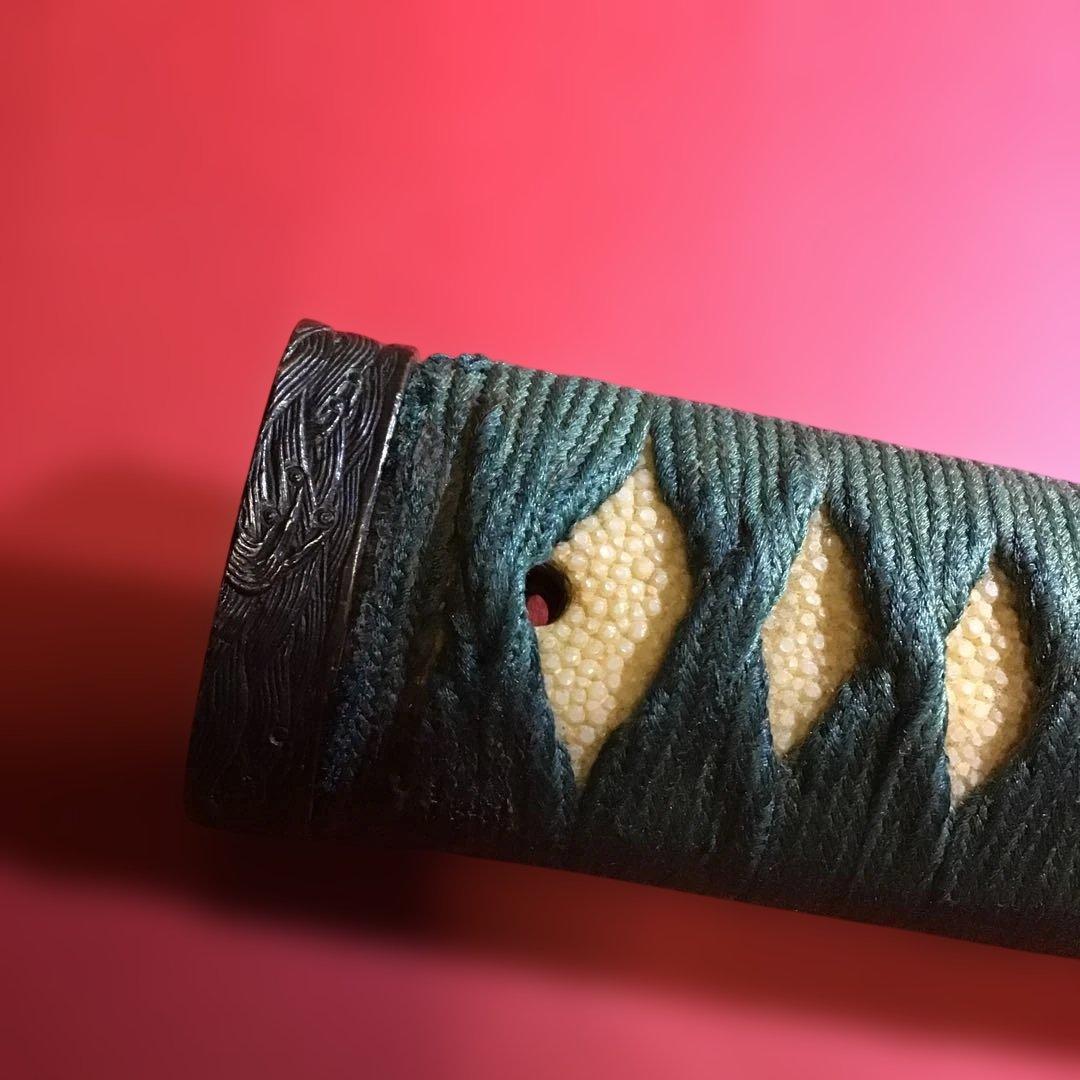 柄　縁頭　青海波彫　金具　目貫鳳凰　　江戸時代　　　　　　書鍔箱