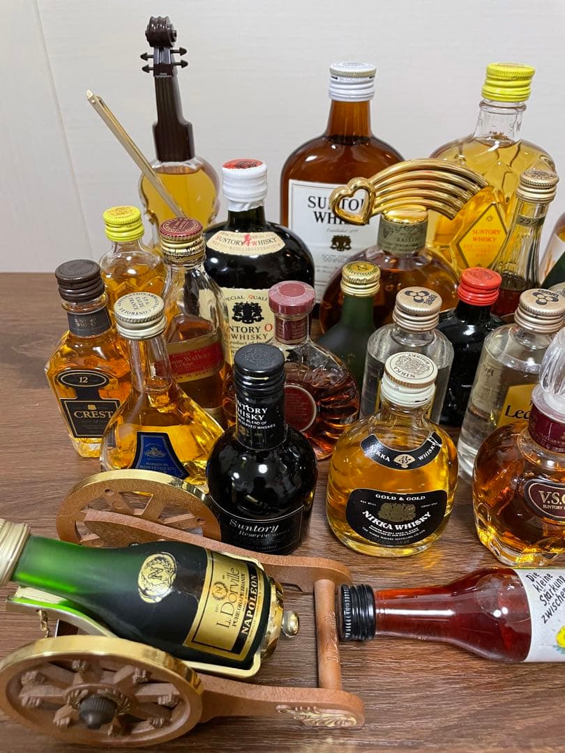 年代物 未開封 ミニボトル ウイスキー 焼酎 酒 ボトル 30本