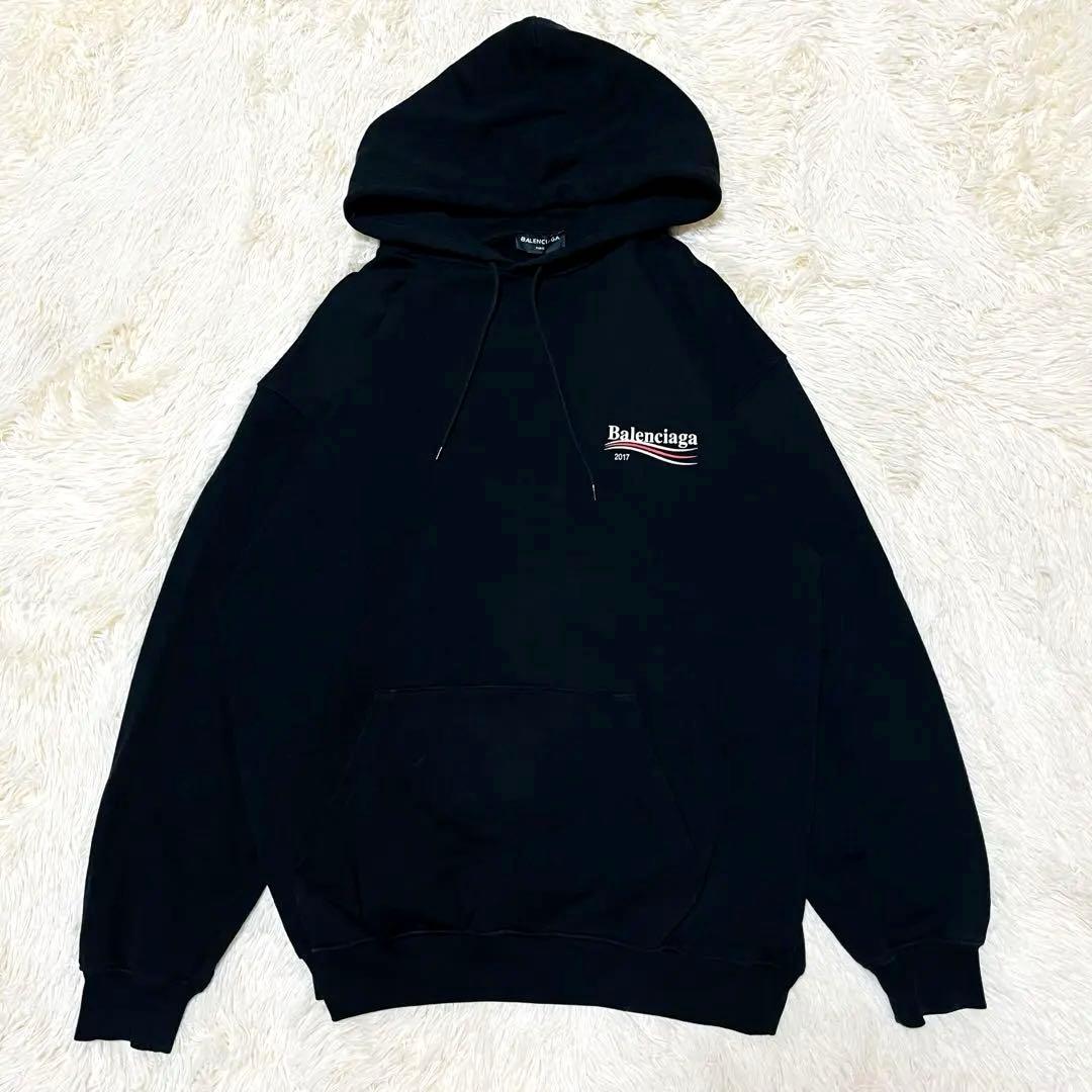 BALENCIAGA バレンシアガ 100周年記 キャンペーンロゴ パーカー