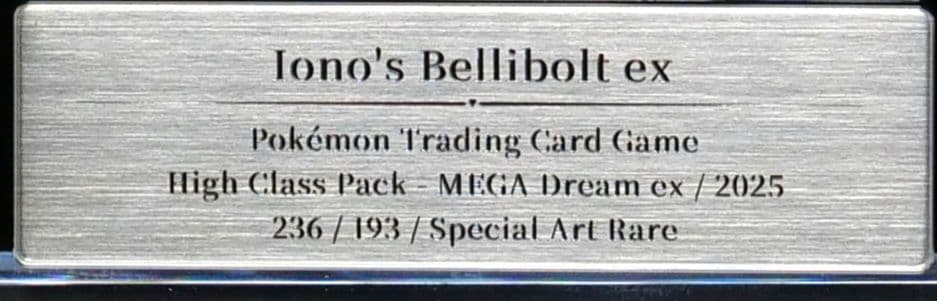 【gemix 10Black】ナンジャモのハラバリーex　SAR 鑑定品　極美品