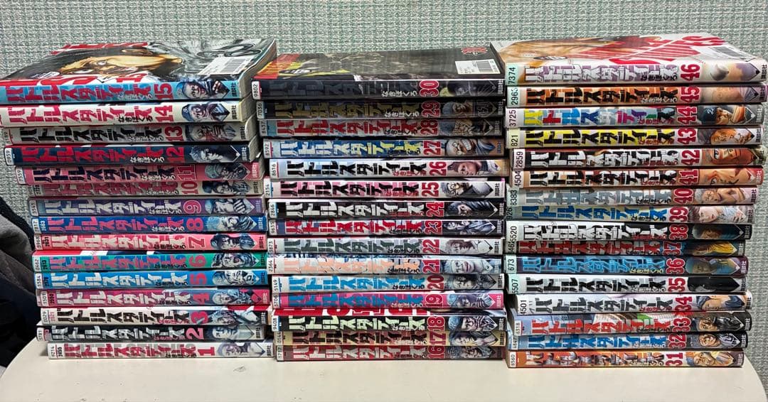 バトルスタディーズ　1-46 全巻セット　レンタル落ち ストア 送料込み バトルスタディーズ 1-46巻セット なきぼくろ 中古