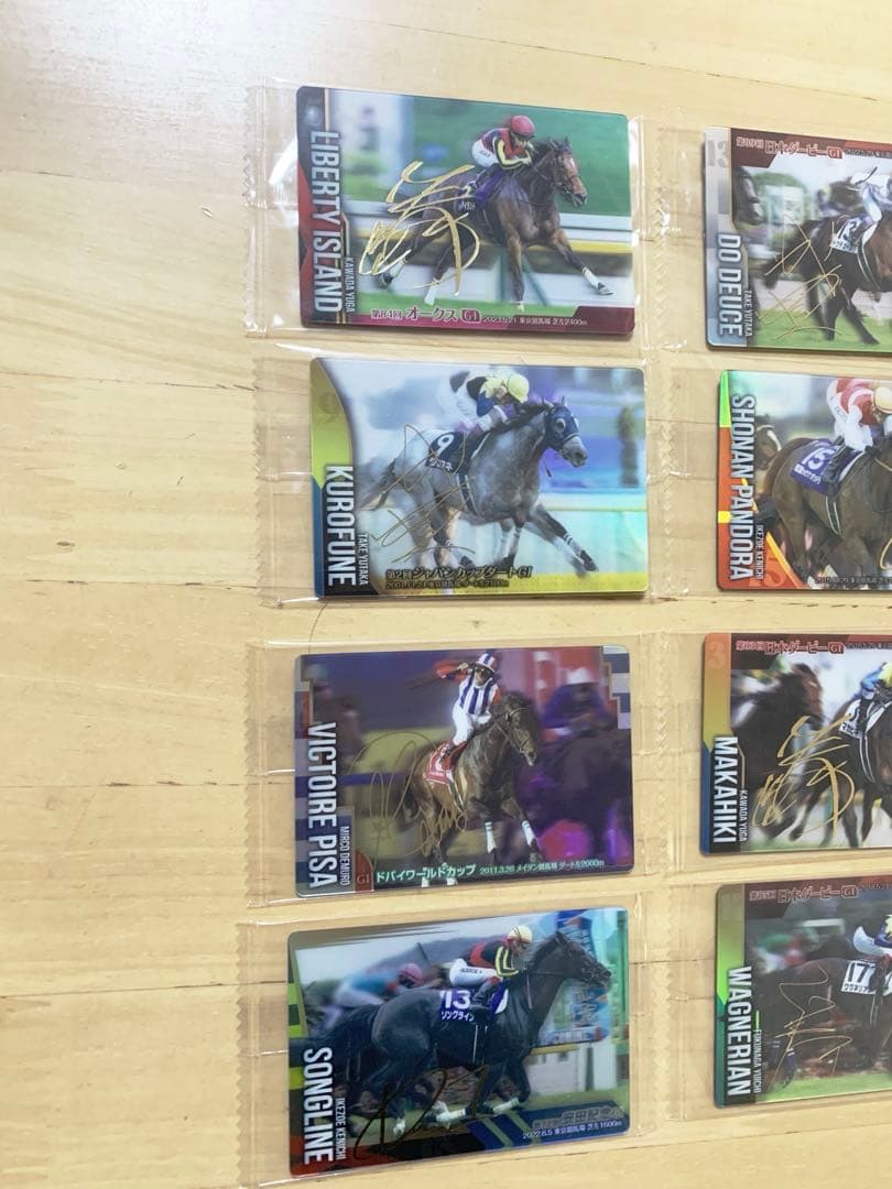 第1弾（第1R）サラブレッドホースコレクション　サイン11枚リバティアイランド他