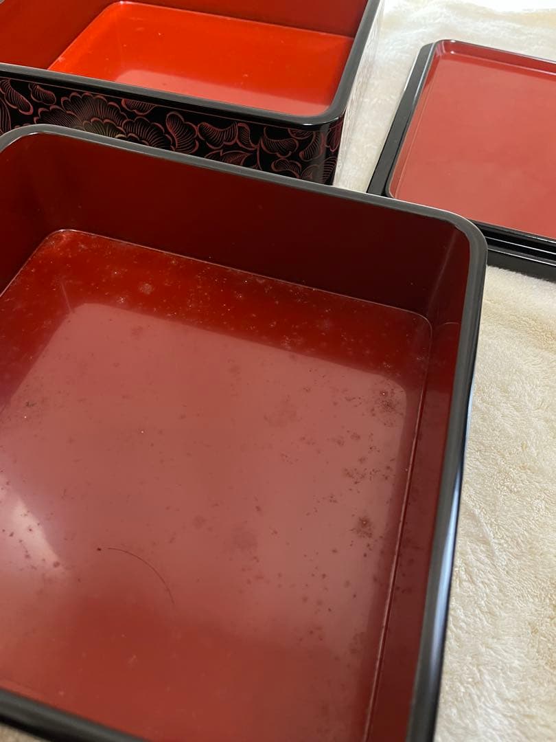 《美品》輪島塗　石川堂謹製　重箱　四段重 工芸品