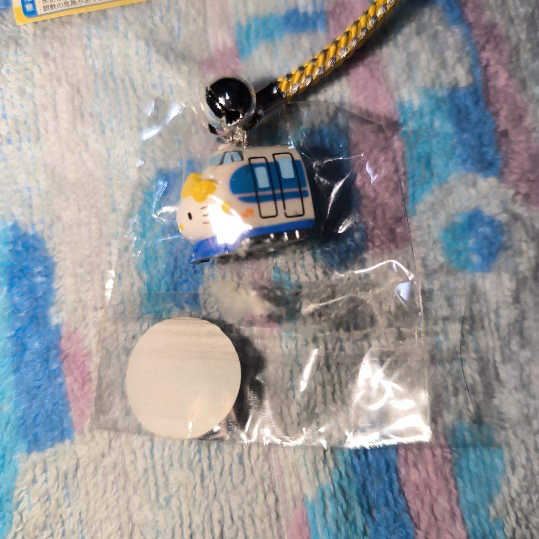 ハローキティ さよなら 0系 新幹線 ストラップ