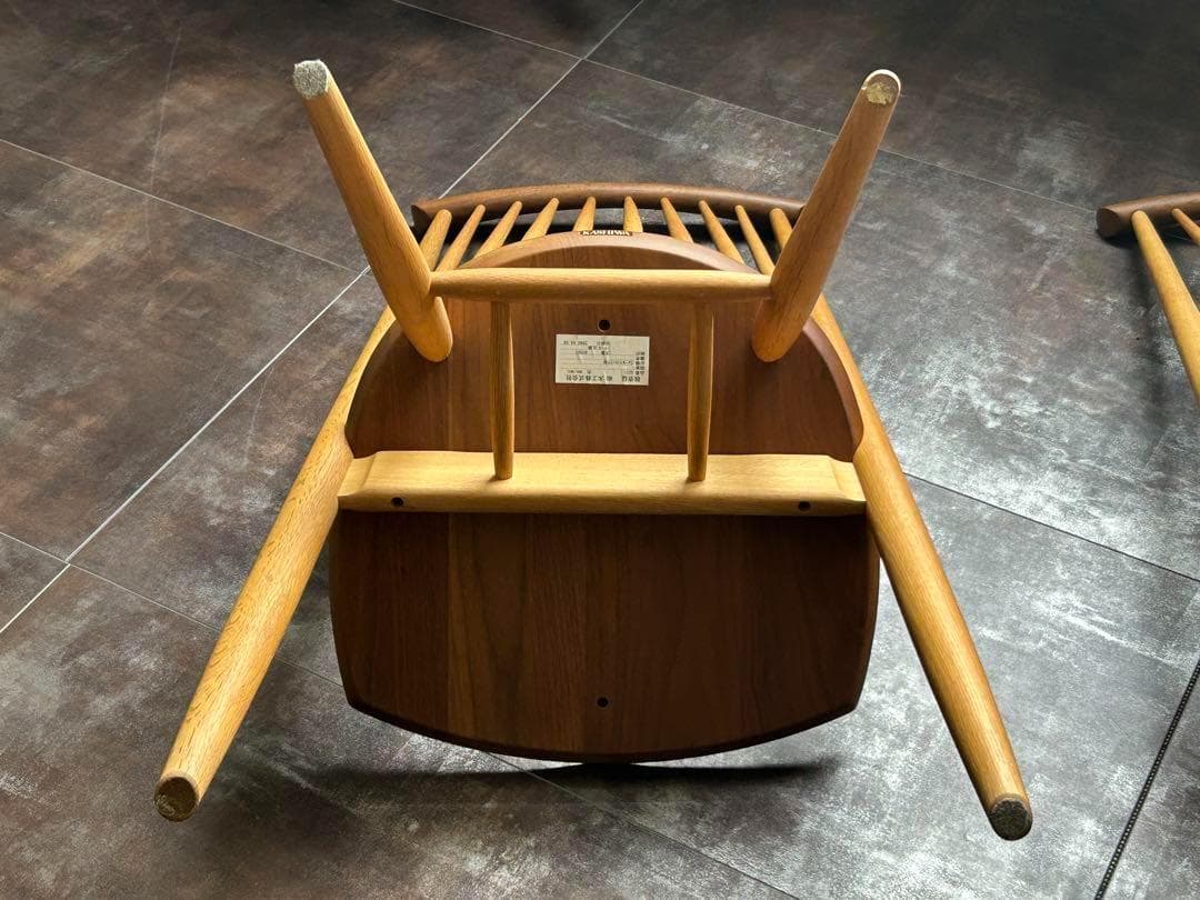 柏木工 KASHIWA シビルチェアチェア　2脚 ジャパニーズ nYZ