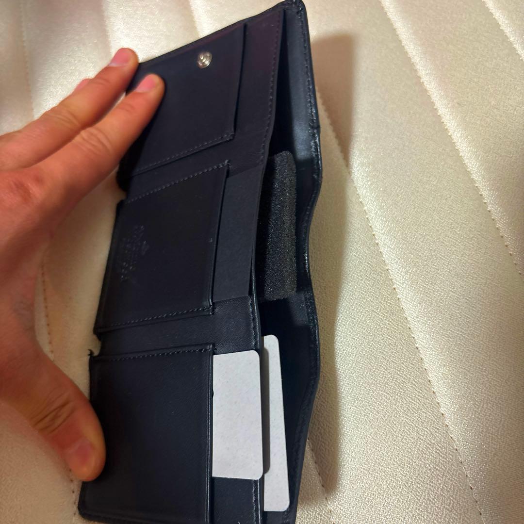 Vivienne Westwood ブラック 三つ折り財布