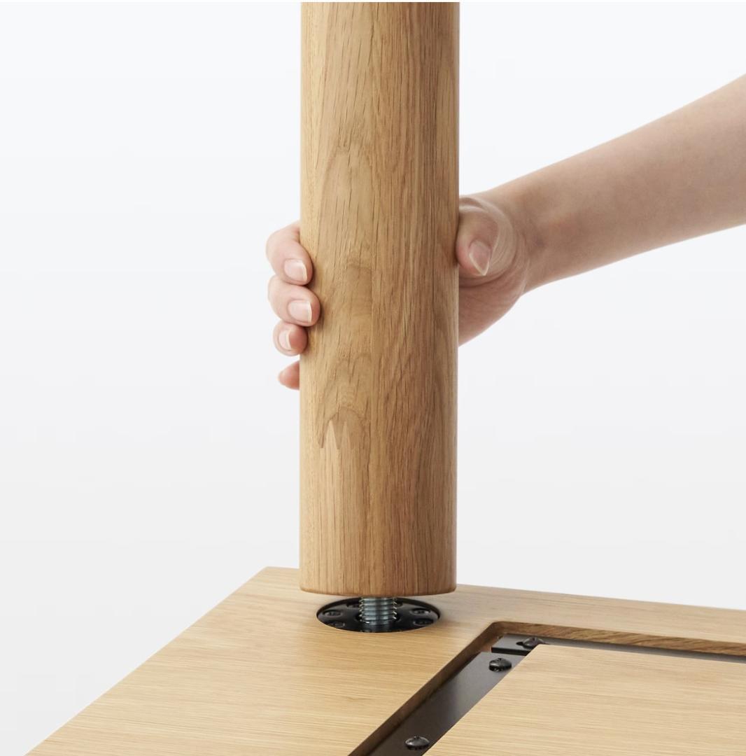 無印良品 木製テーブル オーク材 180cm×80cm ①