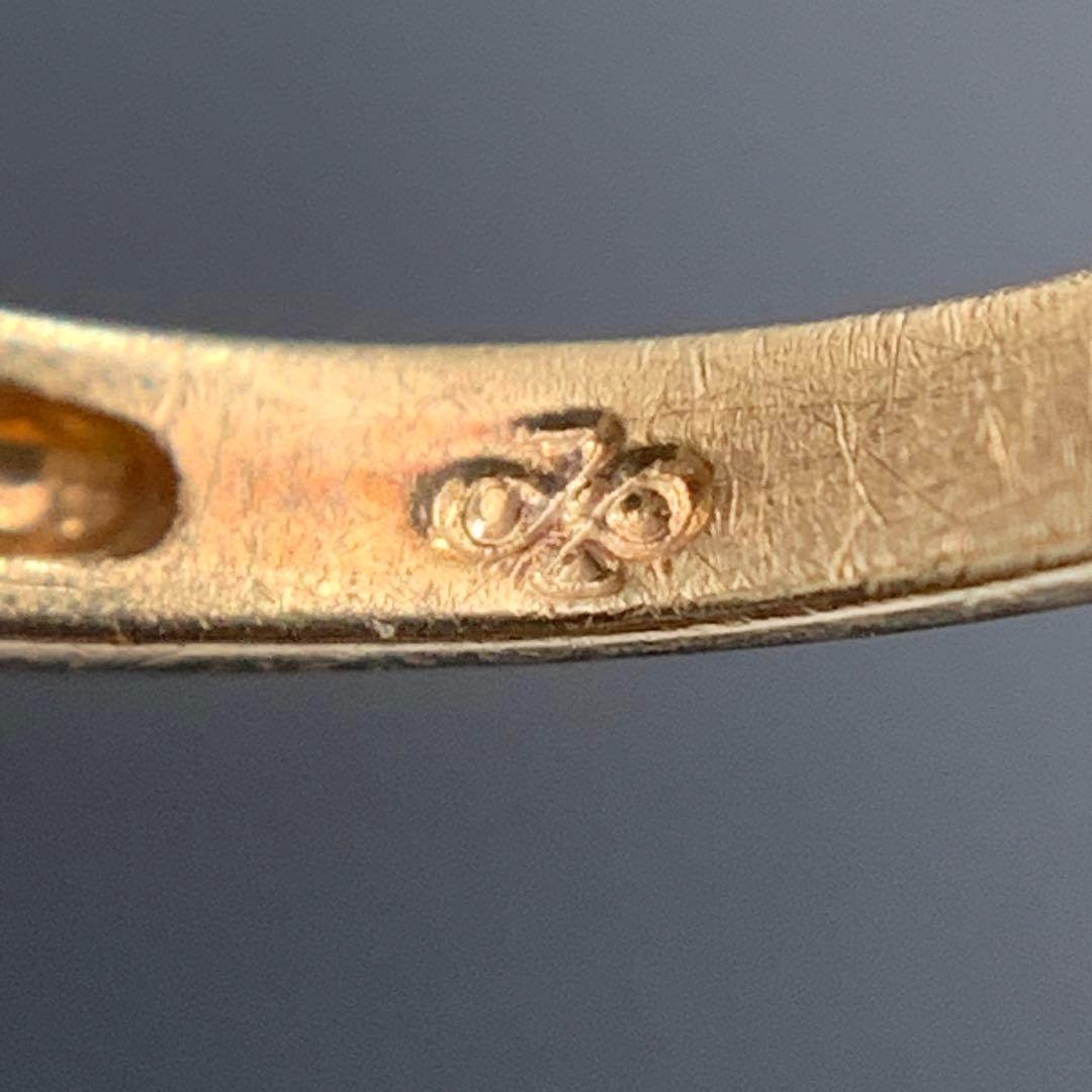 ジュエリーマキ　K9 サファイア ダイヤ 11号 レディースリング　ゴールド