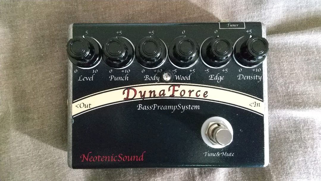 NeotenicSound DynaForce ベース向け プリアンプ
