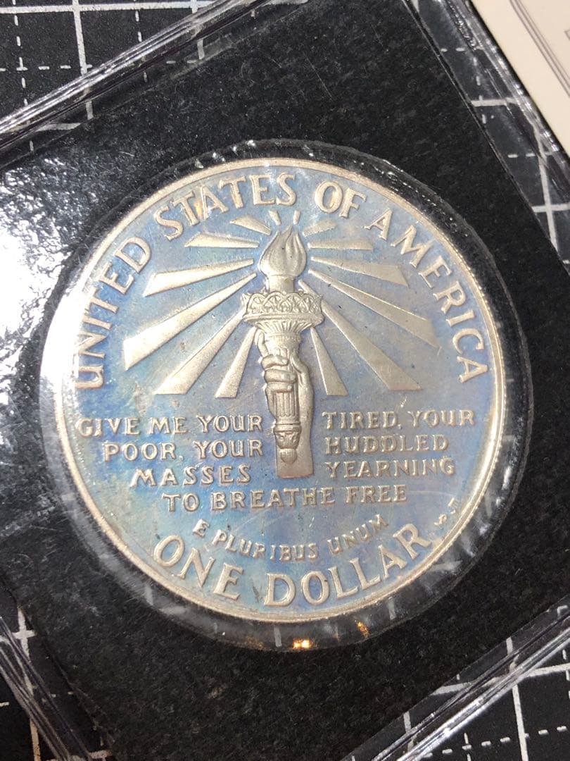 4275【アメリカ・銀貨】1986年1ドル銀貨 硬貨 コイン 古銭 銀貨