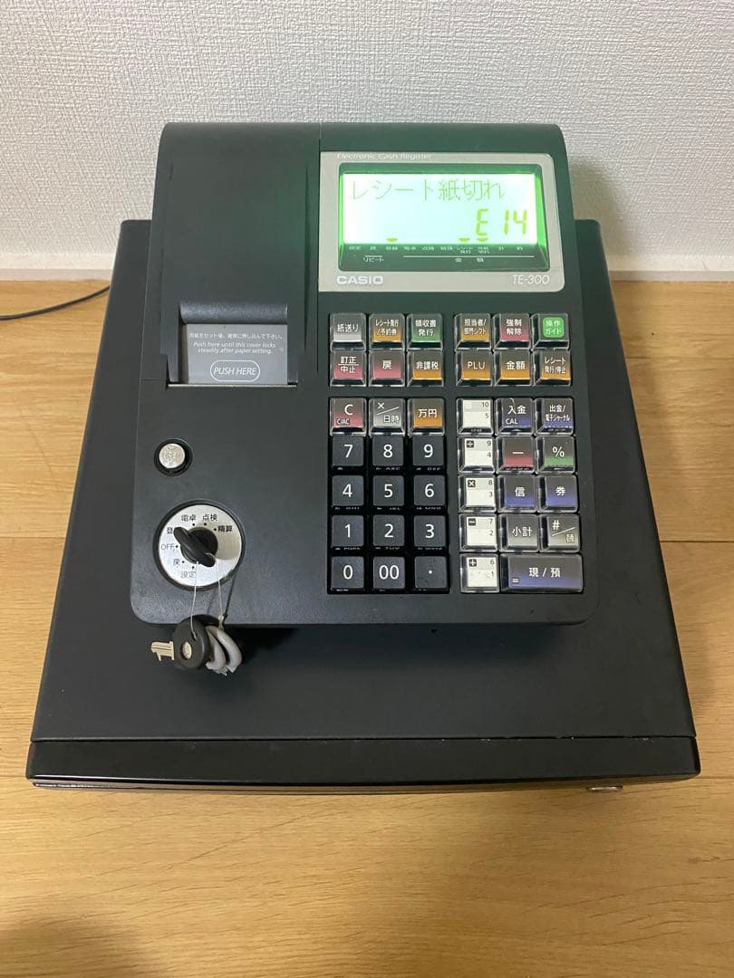 新着家具・インテリア - カシオCASIO レジスター TE-300 ブラック