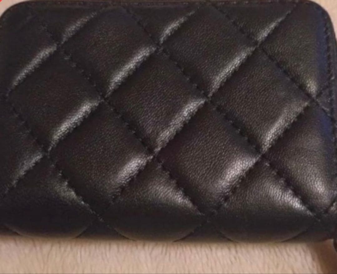 早い物勝ちCHANEL ブラック レザー ケース、カードケース　ノベルティ