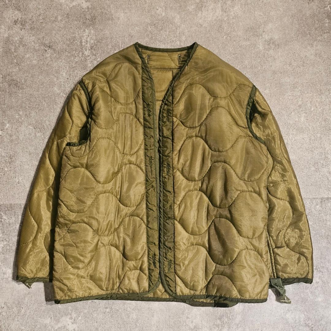 70s M-65 キルティング ライナージャケット ミリタリー DM1048
