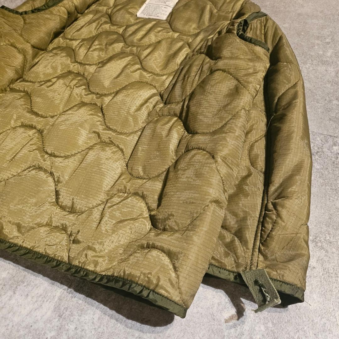 70s M-65 キルティング ライナージャケット ミリタリー DM1048