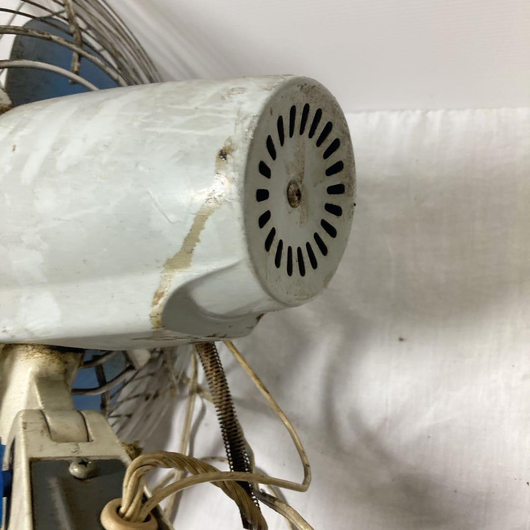 National 壁掛け扇風機 青い羽根　昭和レトロ　現状品　未清掃