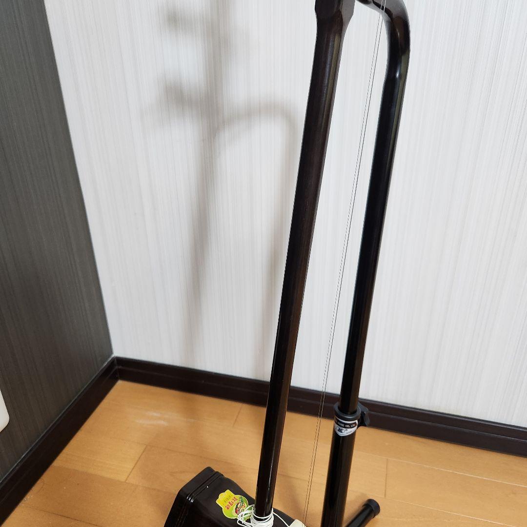 美品 二胡 敦煌牌 DUNHUANG 上海民族楽器 弓付き ケース付き 蛇本革