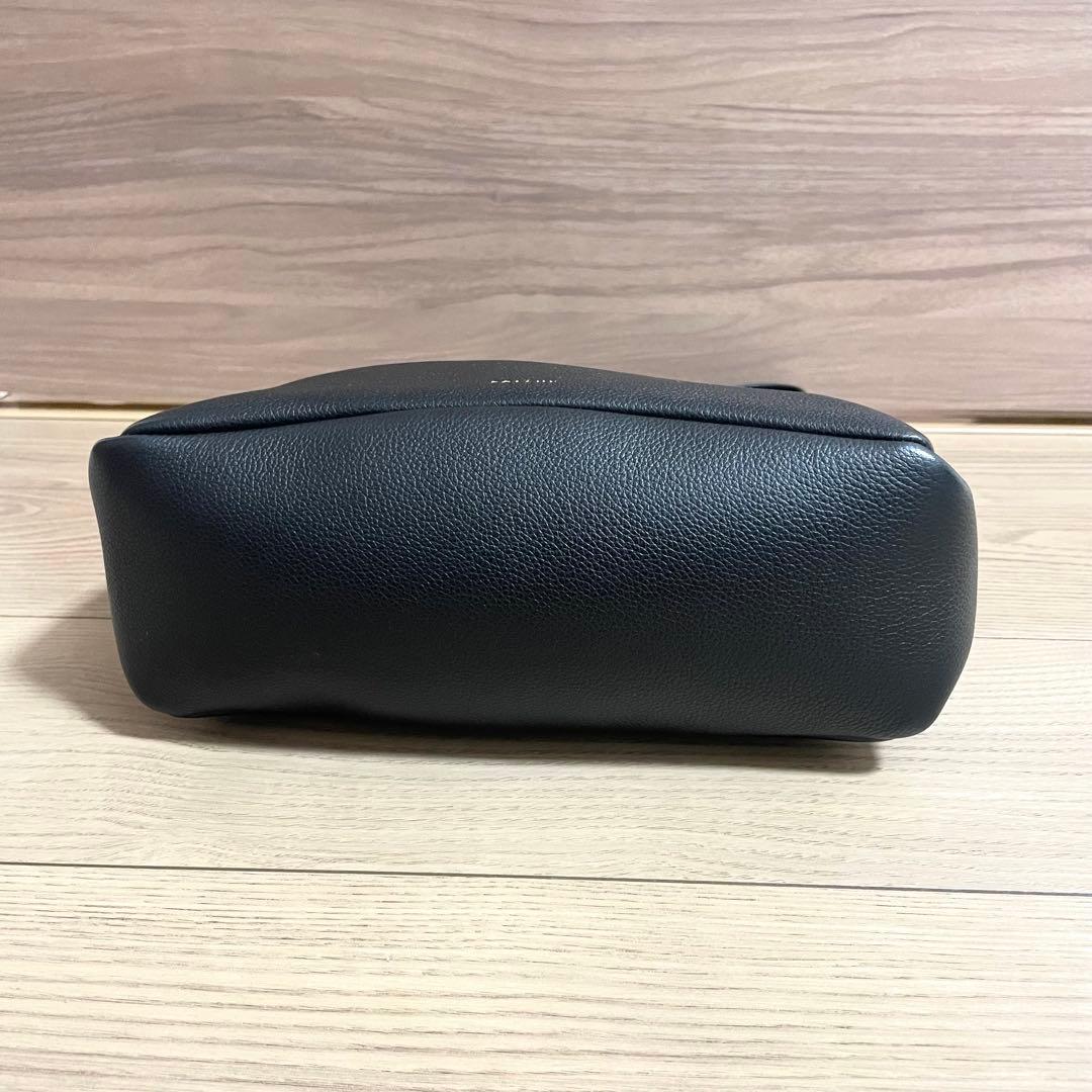 未使用級/POLÈNE ショルダーバッグ　ハンドバッグ　Umi ブラック　レザー