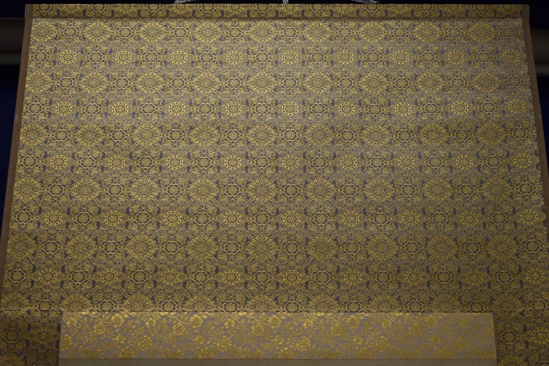 真作/佐々木美山/月下猛虎図/布袋屋掛軸HI-373