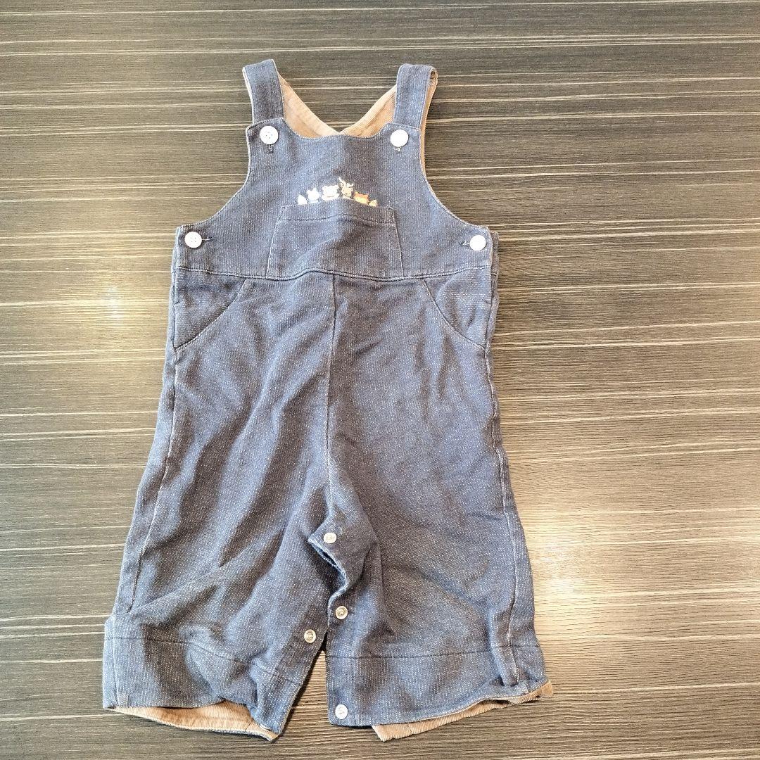 familiar ボタン付きベスト 60〜80