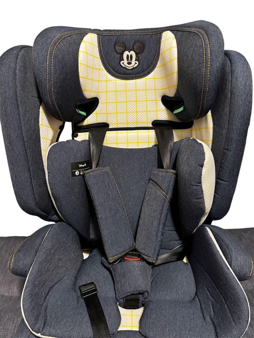 ハーネスジュニアネクスト！　ディズニーミッキーマウス！デニム！ジュニアシート！