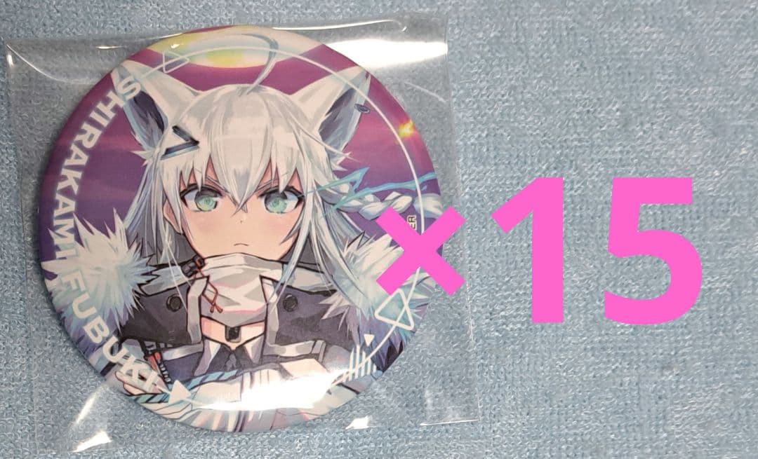 ホロライブ 白上フブキ⑦ オンリー缶バッジ Art Selection