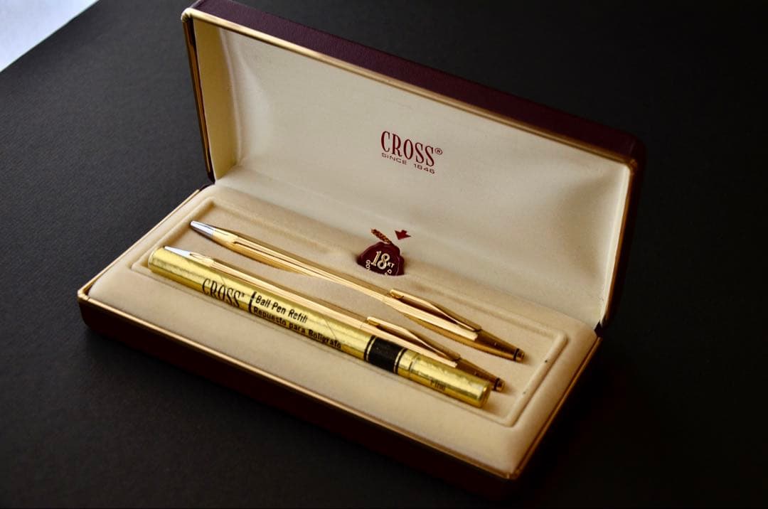 CROSS ゴールド ボールペン シャープペンシル