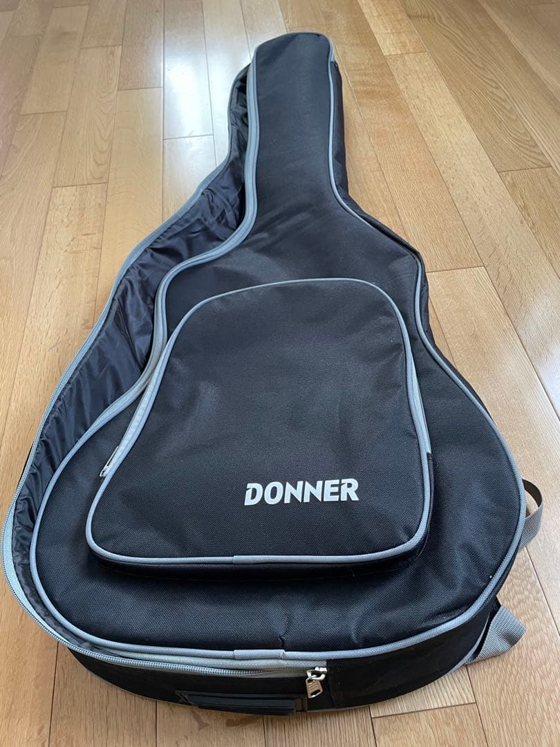 【美品】アコースティックギター 左利きレフトハンド ストラップ ソフトケース付