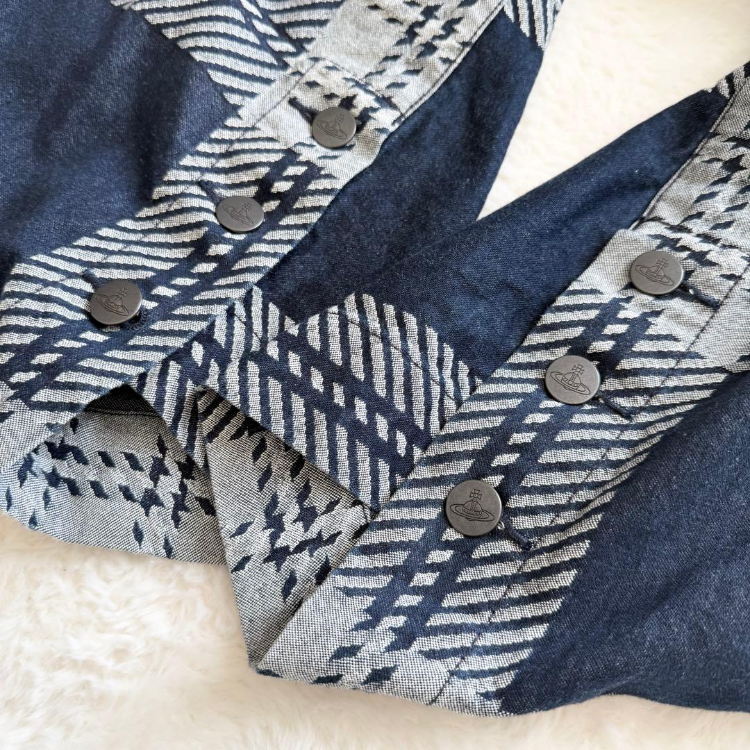 未使用級　ヴィヴィアンウェストウッド　サルエルパンツ　02 変形パンツ　チェック