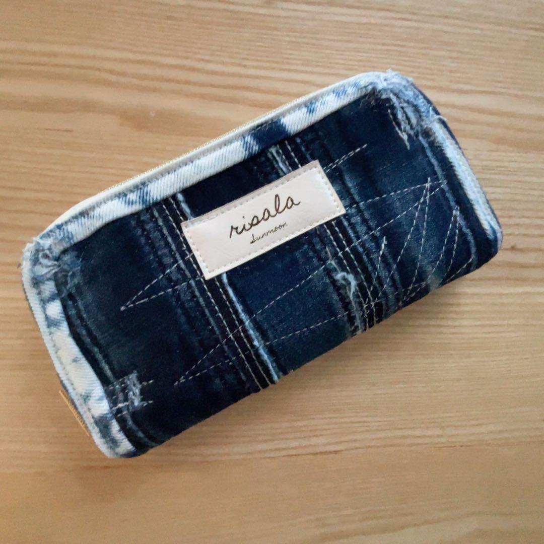 専用10/1までお取り置き デニム リメイク ウォレット Ｎｏ．3