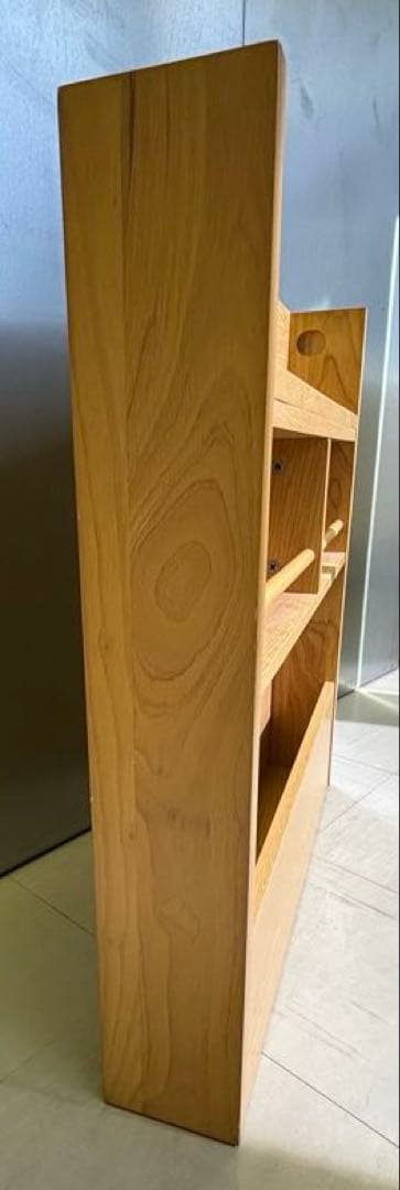 ナチュラル 木製 ダイニングテーブル モダンデコ 伸長 収納 伸縮テーブル