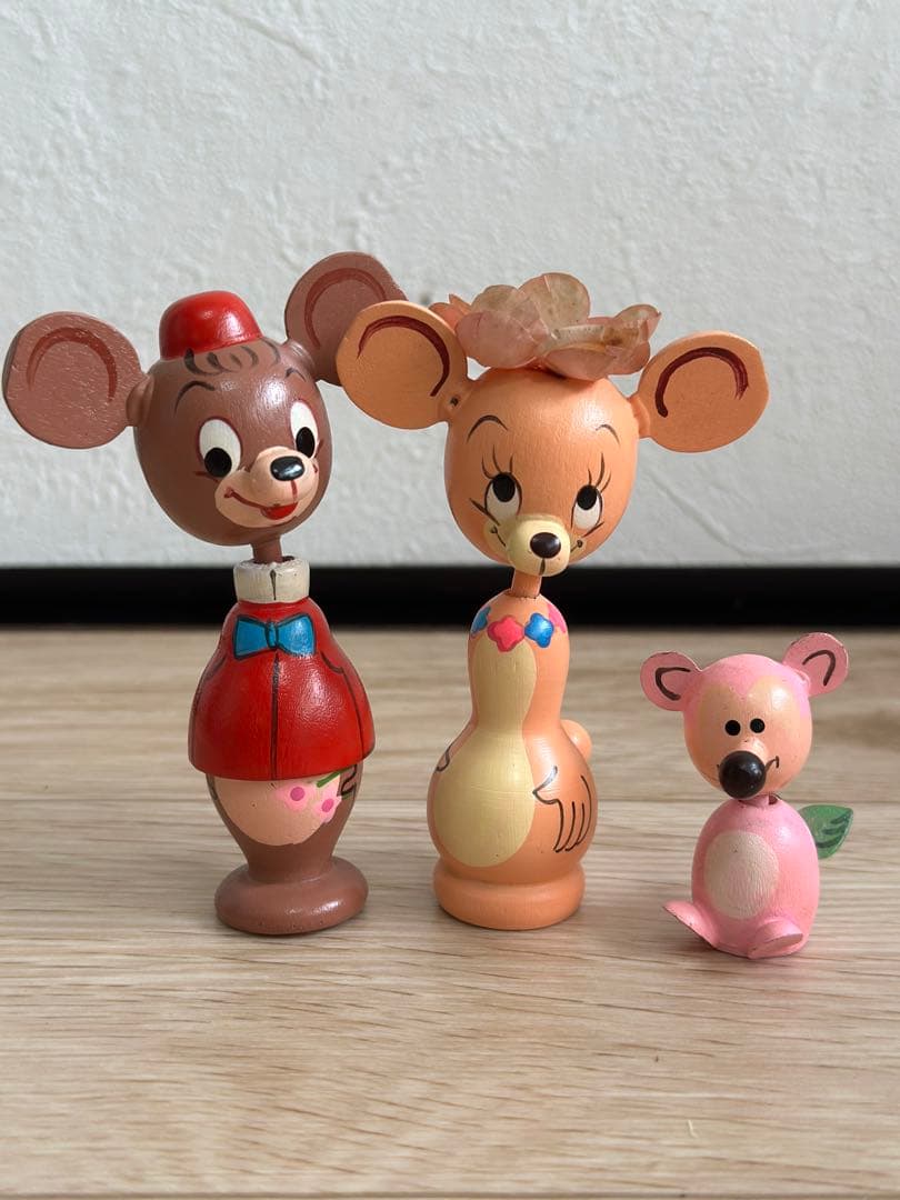 昭和レトロ ヴィンテージ ディズニー・キャラクター まんがこけし13体