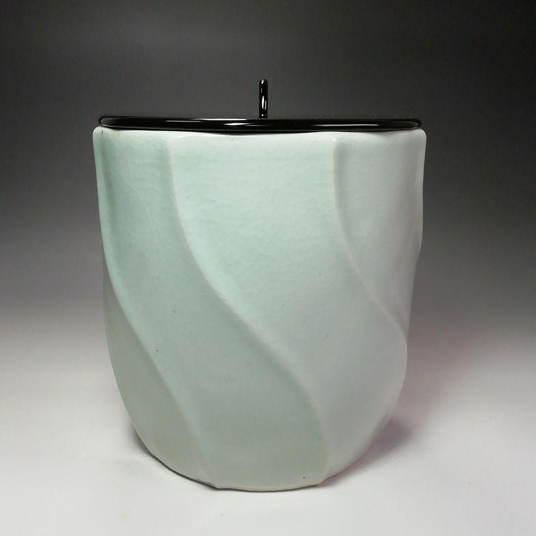 Ｓ５６０　水指　『慶州窯』　共箱　茶道具