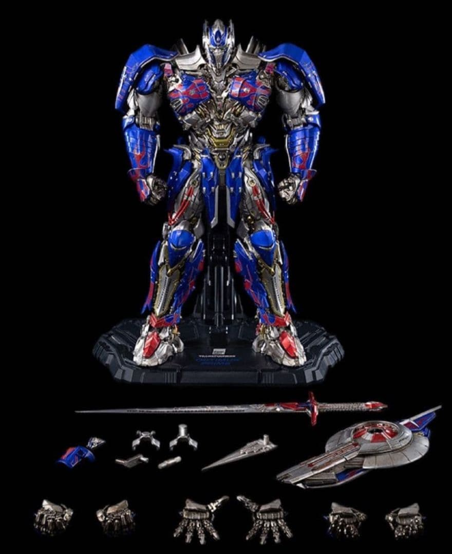 美品 DLX オプティマスプライム 最後の騎士王 threezero スリーゼロ