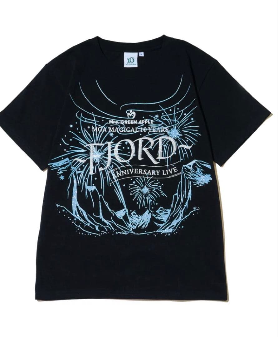 Mrs. GREEN APPLE FJORD Tシャツ 黒 新品 M&L 2枚組