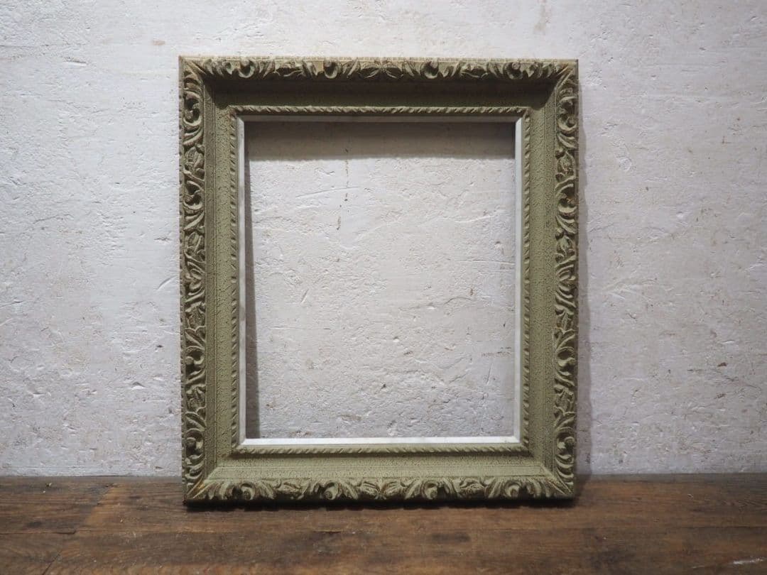 1287 レトロな額縁 F10 アートフレーム 油彩 水彩 画材 ビンテージ