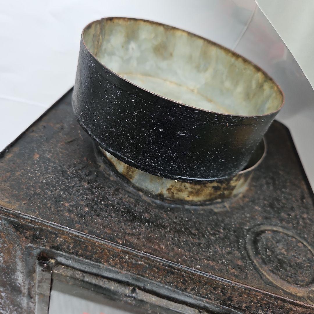 せんべい容器 黒と赤の金属製 せんべい容器 黒と赤の金属製