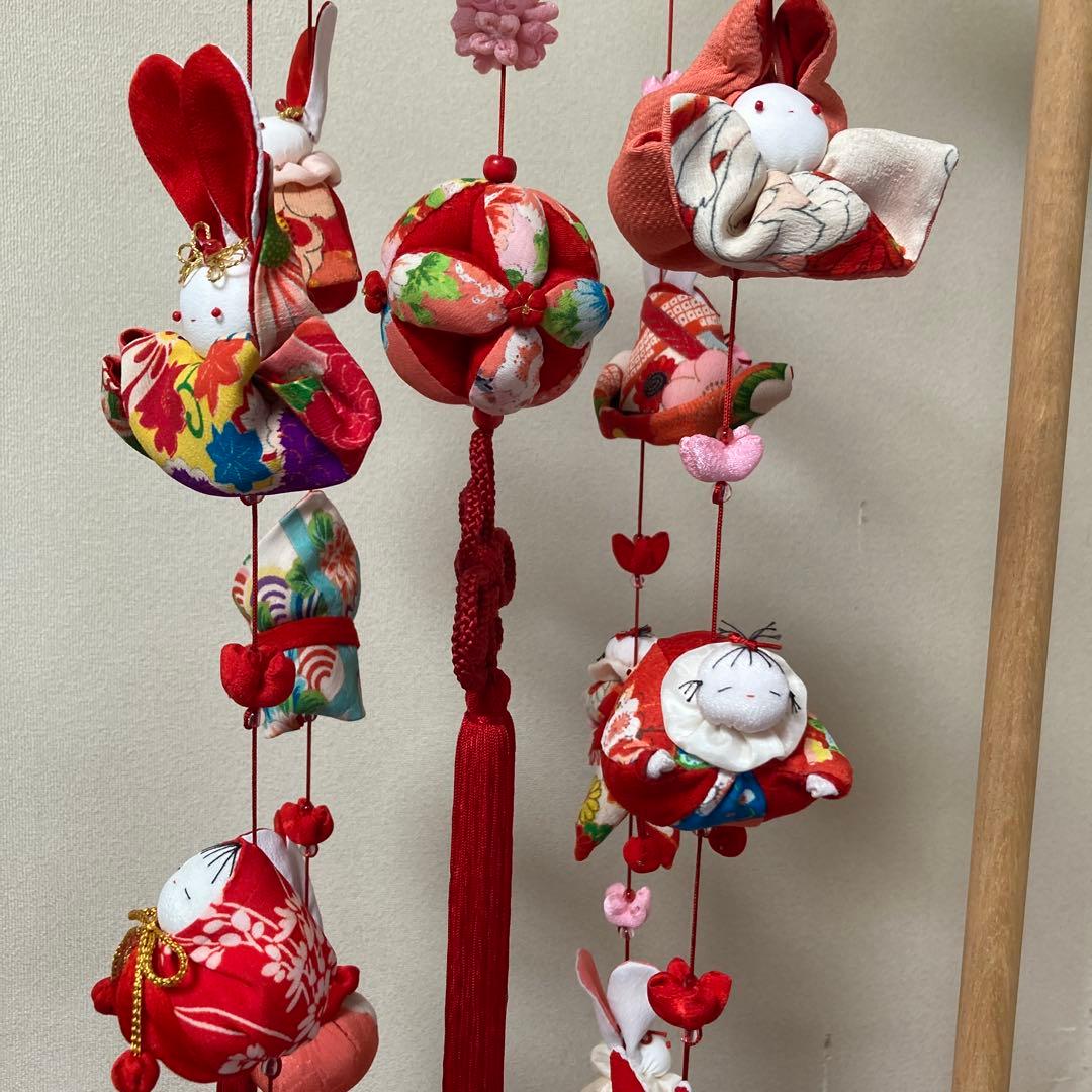 519 ごろちゃん　うさぎの吊るし飾り