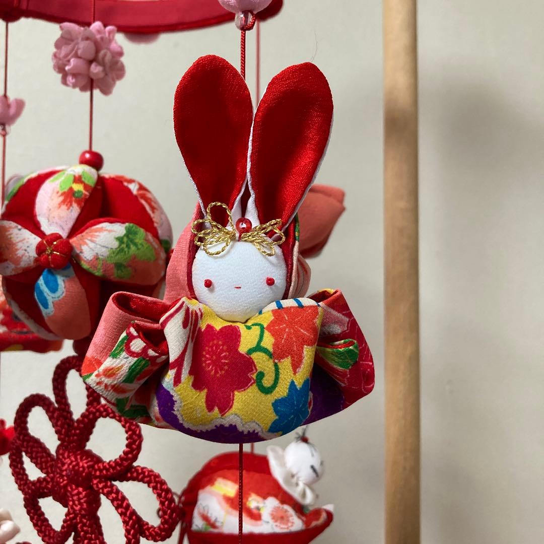 519 ごろちゃん　うさぎの吊るし飾り
