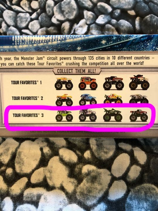 Hot Wheels モンスタージャム ツアーフェイバリット 25周年記念