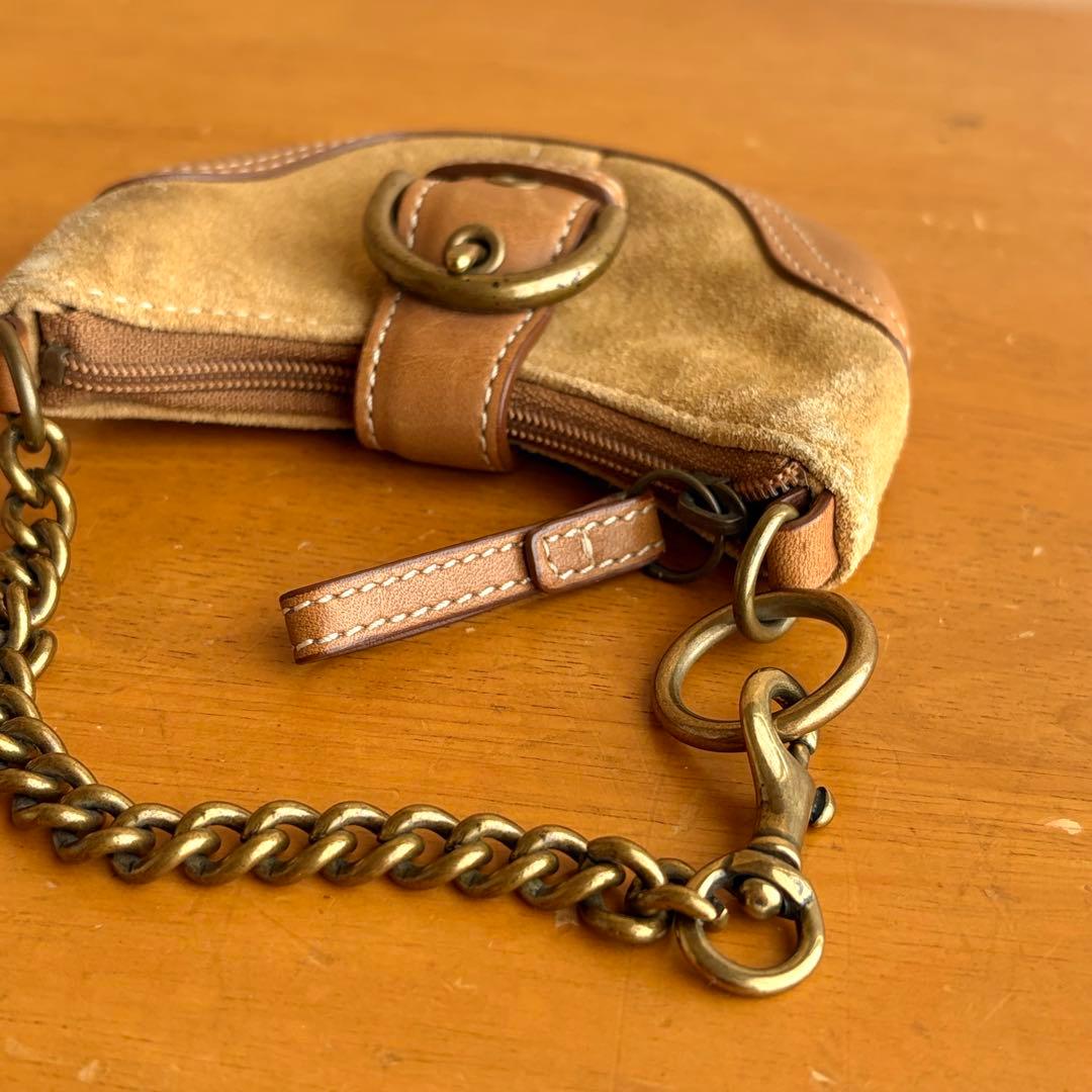 vintage coach オールドコーチ チャーム キーチェーン ブラウン