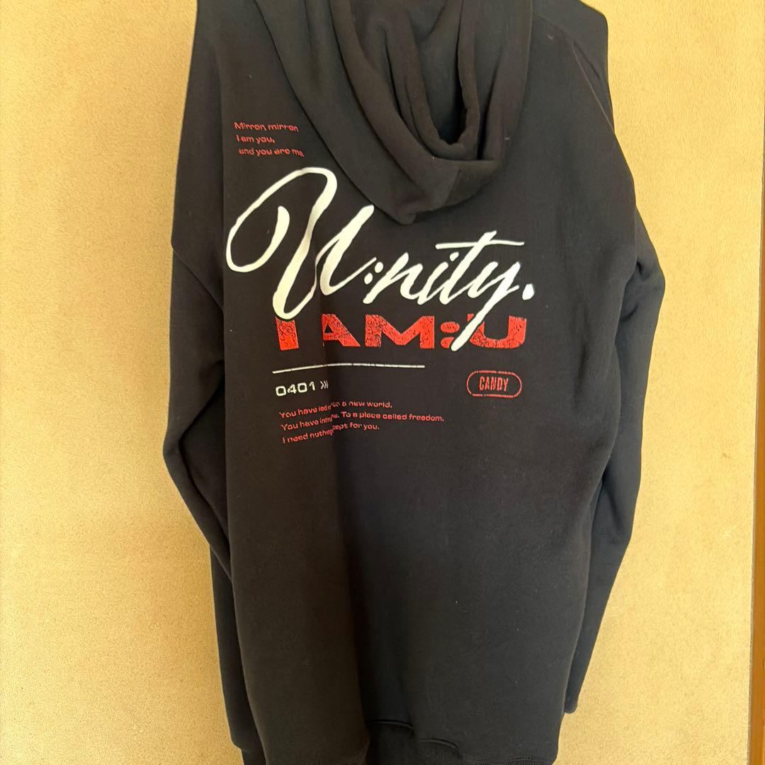 中島健人 パーカー 黒BIG I AM:U FC限定フーディー - メルカリ