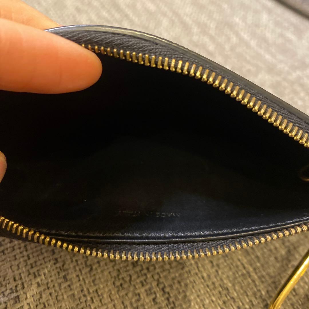 【正規品】セリーヌ　CELINE 黒 レザー ケース 財布　カードケース