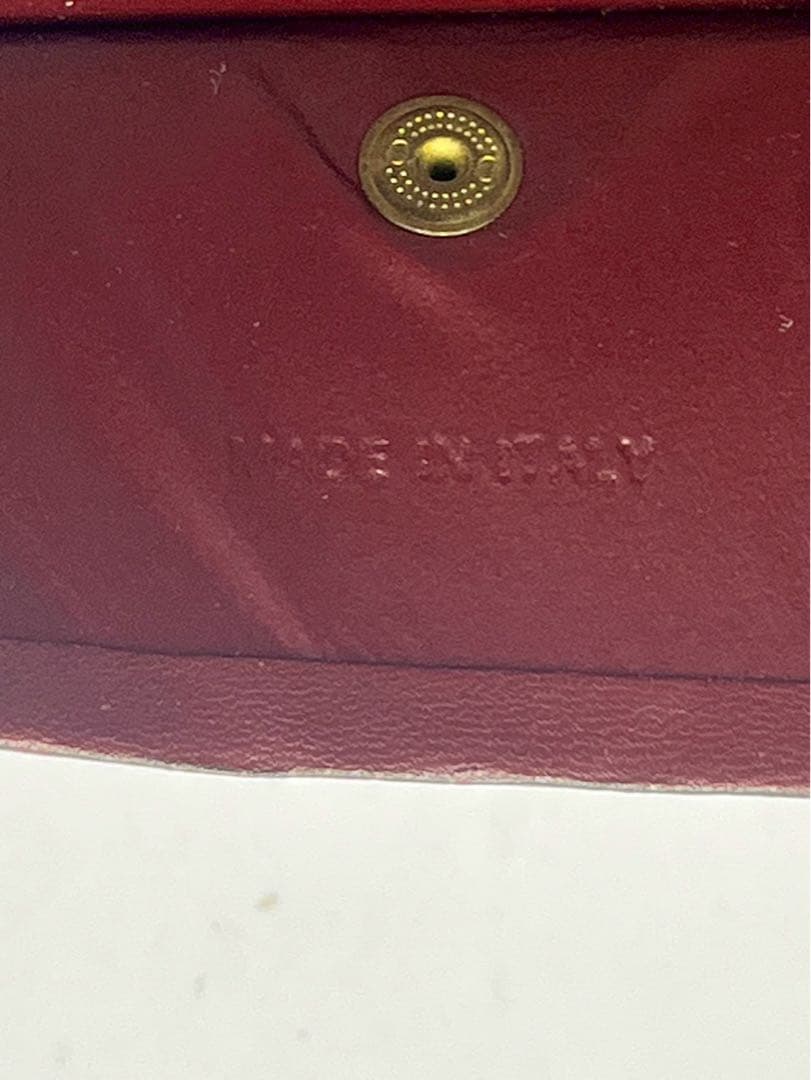 【カルティエ】二つ折り財布　レザー　本革