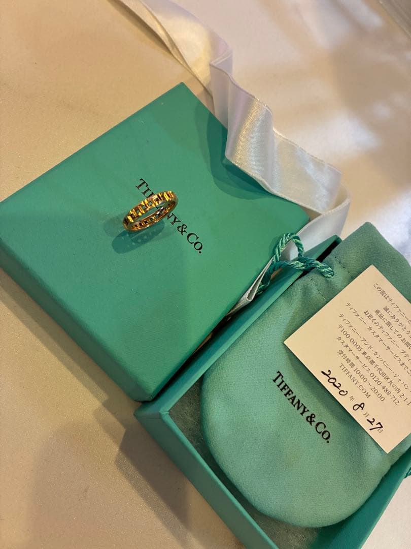 美品◽️ティファニー　トゥルーnarrowリング　11号