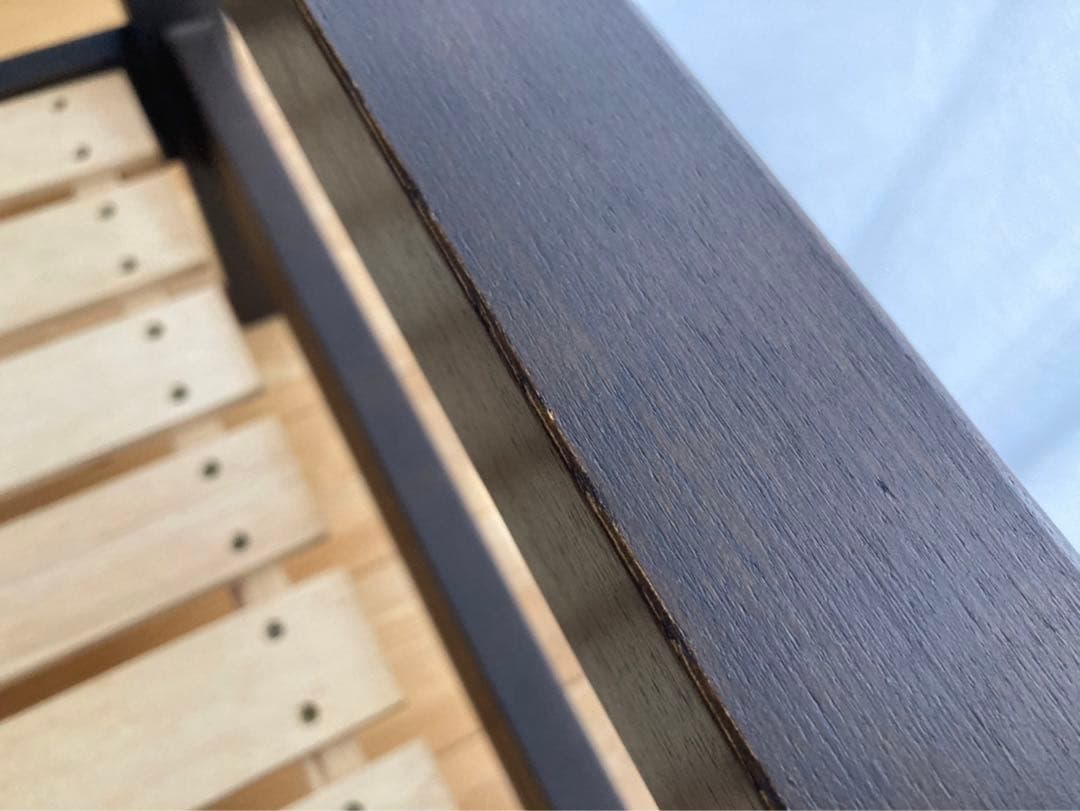 【東京都・直接引き渡し希望】無印良品　シングルベッドフレーム　ブラウン　おしゃれ