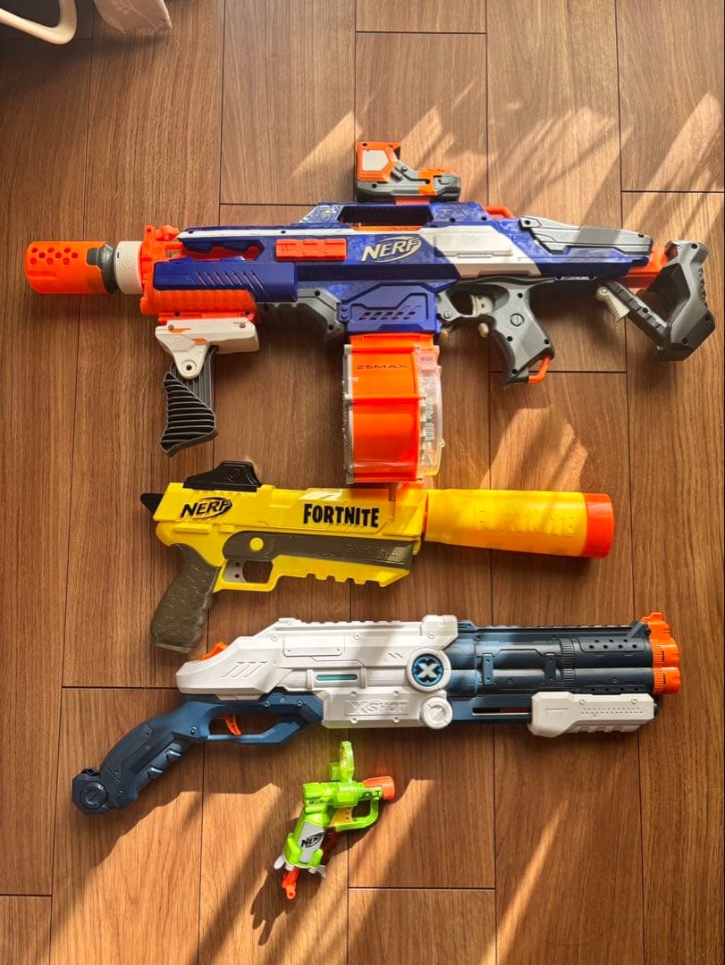 NERF xshotトイガンセット ４種
