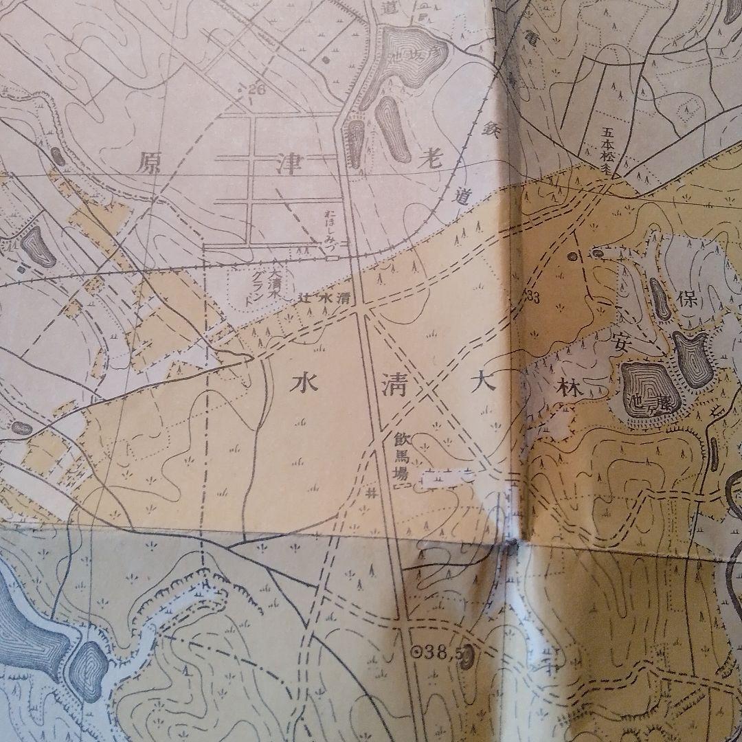 愛知県豊橋市2万分の1 地形図 昭和6年版 豊橋 及びその近郊 古地図 戦前