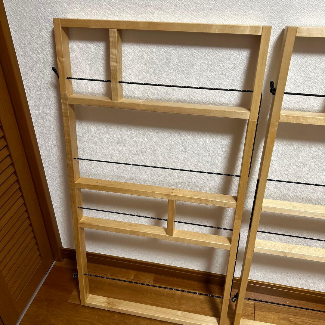 IKEA ラック　棚　本　木製オープンシェルフ